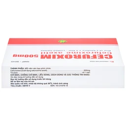 Thuốc Cefuroxim 500mg Vidipha điều trị nhiễm khuẩn (2 vỉ x 5 viên)
