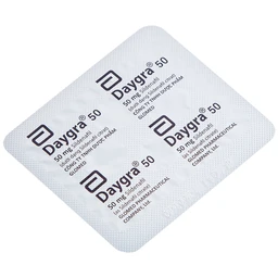 Thuốc Daygra 50 Abbott điều trị rối loạn cương dương (4 viên)