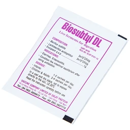 Men tiêu hoá sống Biosubtyl DL Davac điều trị tiêu chảy, viêm đại tràng, rối loạn tiêu hoá (25 gói)