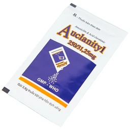 Bột Auclanityl 250/31.25mg Tipharco điều trị nhiễm khuẩn (12 gói x 3,8g) 