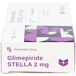 Thuốc Glimepiride Stella 2mg kiểm soát đường huyết cao ở bệnh tiểu đường típ 2 (3 vỉ x 10 viên)