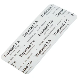 Thuốc Zopistad 7.5 Stella hỗ trợ điều trị ngắn hạn chứng mất ngủ (1 vỉ x 10 viên)