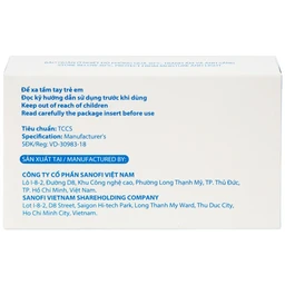 Thuốc Alpha Chymotrypsine Choay Sanofi điều trị phù nề sau chấn thương, phẩu thuật, bỏng (2 vỉ x 15 viên)