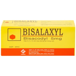 Thuốc Bisalaxyl Vidipha điều trị táo bón (5 vỉ x 10 viên)