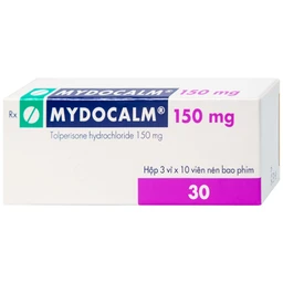 Viên nén Mydocalm 150 Gedeon điều trị sự tăng trương lực cơ xương (3 vỉ x 10 viên)