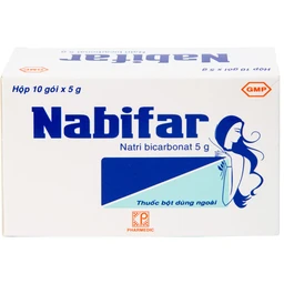 Thuốc bột Nabifar Pharmedic dùng vệ sinh phụ nữ (10 gói x 5g)