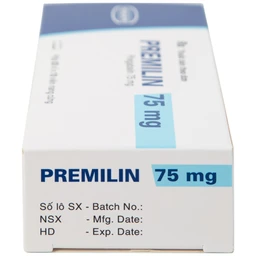 Thuốc Premilin 75mg Hasan điều trị động kinh cục bộ (3 vỉ x 10 viên)