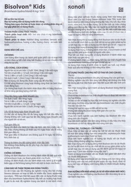 Siro Bisolvon Kids Boehringer làm loãng đờm trong các bệnh phế quản phổi cấp và mạn tính (60ml)