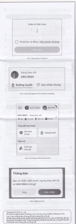 Bộ cảm biến đường huyết liên tục 3P dùng cho người bị tiểu đường (theo dõi liên tục 14 ngày)