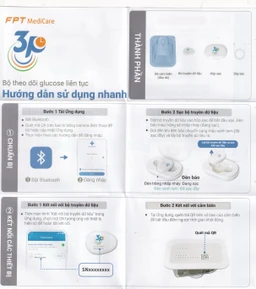 Bộ truyền dữ liệu máy đo đường huyết liên tục 3P dùng cho người bị tiểu đường