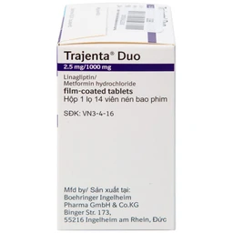 Thuốc Trajena Duo Boehringer Ingelheim hỗ trợ điều trị đái tháo đường (14 viên)