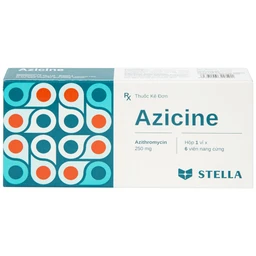 Thuốc Azicine 250mg Stella điều trị nhiễm khuẩn (1 vỉ x 6 viên)