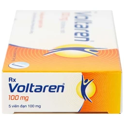 Viên đặt Voltaren 100mg Novartis điều trị viêm và thoái hóa của bệnh thấp khớp (1 vỉ x 5 viên)