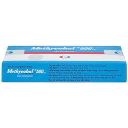 Viên nén Methycobal 500µg Eisai điều trị bệnh lý thần kinh ngoại biên (3 vỉ x 10 viên)