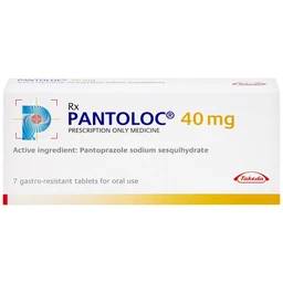 Viên nén Pantoloc 40mg Takeda điều trị viêm thực quản trào ngược (1 vỉ x 7 viên) 