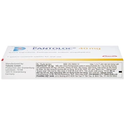 Viên nén Pantoloc 40mg Takeda điều trị viêm thực quản trào ngược (1 vỉ x 7 viên) 