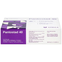 Viên nén Pantostad 40 Stella điều trị trào ngược dạ dày thực quản (4 vỉ x 7 viên)
