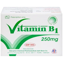 Thuốc Vitamin B1 250mg Mekophar điều trị tình trạng thiếu Vitamin B (10 vỉ x 10 viên)