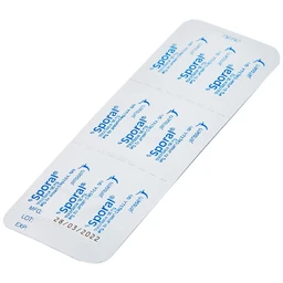 Thuốc Sporal Janssen điều trị các bệnh nấm phụ khoa, da, toàn thân (1 vỉ x 4 viên)