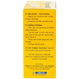 Thuốc Vitamin A-D HDpharma điều trị tình trạng thiếu Vitamin A và D (5 vỉ x 10 viên)