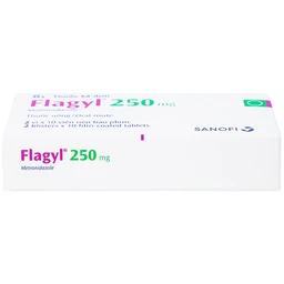 Thuốc Flagyl 250mg Sanofi điều trị nhiễm khuẩn (2 vỉ x 10 viên)