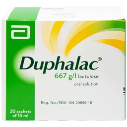 Duphalac (Lactulose) điều trị táo bón hiệu quả và tăng cường lợi khuẩn ruột (20 gói x 15ml)