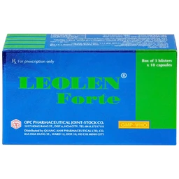 Viên nang cứng Leolen Forte OPC điều trị đau dây thần kinh (3 vỉ x 10 viên)
