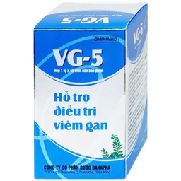 Thuốc VG-5 Danapha điều trị hạ men gan, viêm gan (40 viên) 