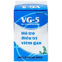 Thuốc VG-5 Danapha điều trị hạ men gan, viêm gan (40 viên) 