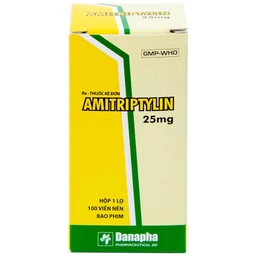 Thuốc Amitriptylin 25mg Danapha điều trị trầm cảm (100 viên)