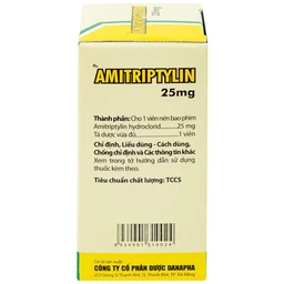 Thuốc Amitriptylin 25mg Danapha điều trị trầm cảm (100 viên)