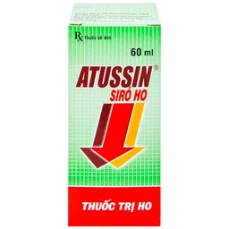 Siro ho Atussin United hỗ trợ giảm các triệu chứng ho (60ml)
