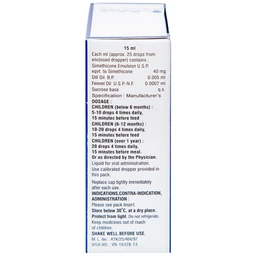 Nhũ tương Colicare Meyer điều trị các triệu chứng đầy bụng, chướng bụng (15ml)