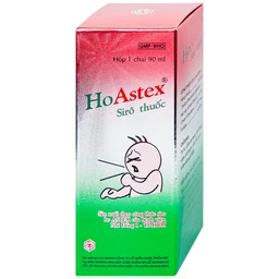 Siro HoAstex OPC điều trị ho, giảm ho trong viêm họng, viêm phế quản (90ml)