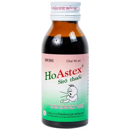 Siro HoAstex OPC điều trị ho, giảm ho trong viêm họng, viêm phế quản (90ml)