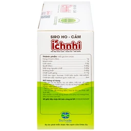 Siro hỗ trợ giảm ho tiêu đờm Ích Nhi Nam Dược (30 gói x 5ml)