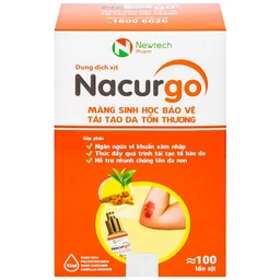 Dung dịch xịt tạo màng sinh học Nacurgo Newtech bảo vệ da tổn thương 12ml