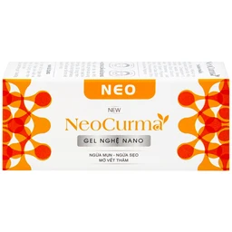 Gel Nghệ Nano NeoCurma ngừa mụn, ngừa sẹo, mờ vết thâm (20g)