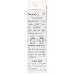 Gel Nghệ Nano NeoCurma ngừa mụn, ngừa sẹo, mờ vết thâm (20g)