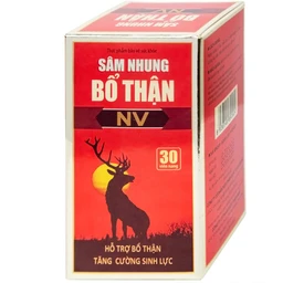 Viên uống hỗ trợ bổ thận, tăng cường sinh lực Sâm Nhung Bổ Thận NV (30 viên)