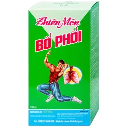 Hỗ trợ giảm ho Thiên Môn Bổ Phổi Bình Đông (280ml)