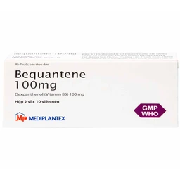 Thuốc Bequantene 100mg Mediplantex điều trị chứng rụng tóc lan tỏa (2 vỉ x 10 viên)