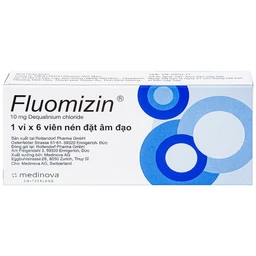 Viên đặt âm đạo Fluomizin Medinova điều trị nhiễm nấm âm đạo, nhiễm khuẩn âm đạo (1 vỉ x 6 viên)