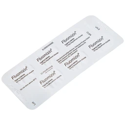 Viên đặt âm đạo Fluomizin Medinova điều trị nhiễm nấm âm đạo, nhiễm khuẩn âm đạo (1 vỉ x 6 viên)
