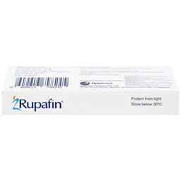Thuốc Rupafin 10mg Hyphens điều trị viêm mũi dị ứng, nổi mày đay (1 vỉ x 10 viên)