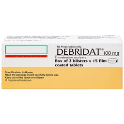 Thuốc Debridat 100mg Pfizer điều trị triệu chứng đau, rối loạn nhu động ruột và khó chịu đường ruột (30 viên)