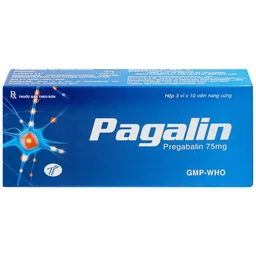 Viên nang cứng Pagalin 75mg Trường Thọ điều trị đau thần kinh, động kinh (3 vỉ x 10 viên)