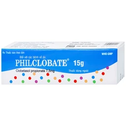 Kem bôi da PhilClobate Phil Inter Pharma điều trị viêm da, chàm, chàm dị ứng (15g)