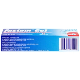 Gel Fastum Menarini giảm đau và kháng viêm cơ xương khớp (30g)