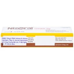 Kem bôi da Nizoral Cream 5g Olic điều trị nấm ngoài da, lang ben (5g)